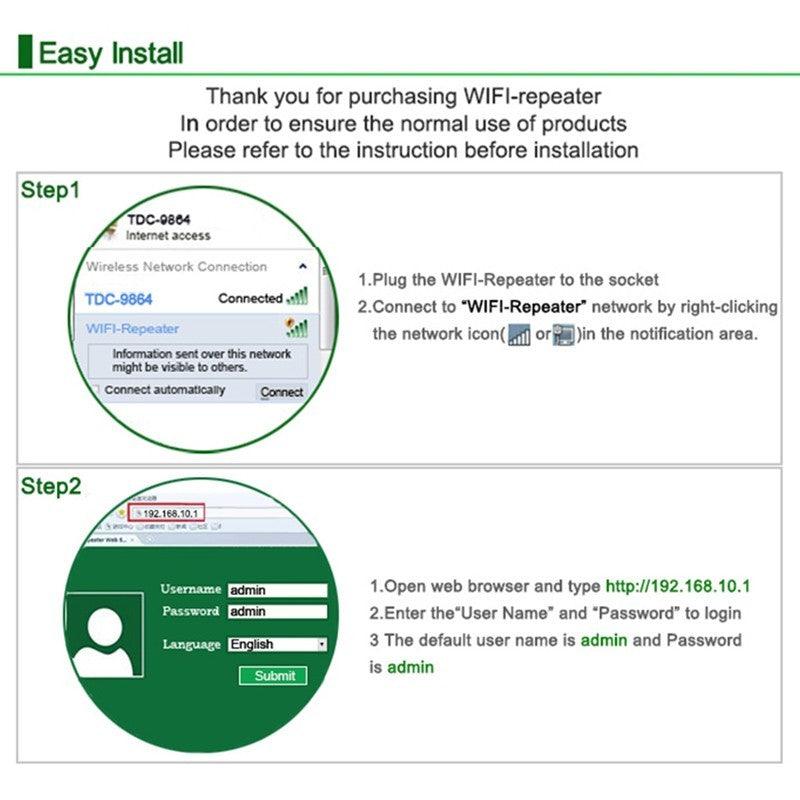 Wifi Repeater Wifi Signal Amplifier - Arovion