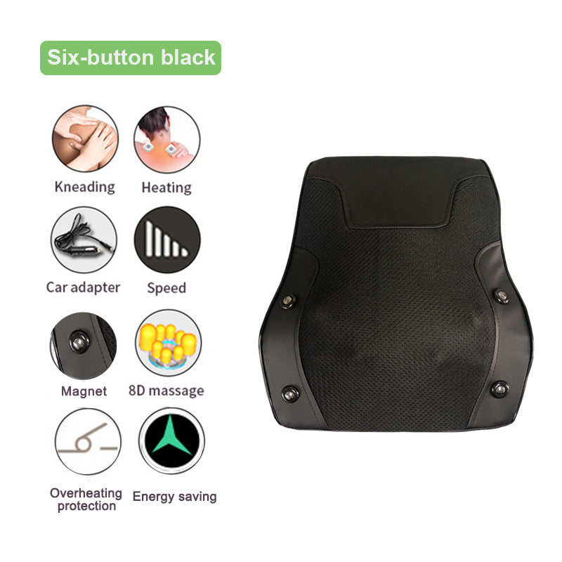 Neck Infrared Kneading Heating Smart Home Office Massage Pillow - Arovion