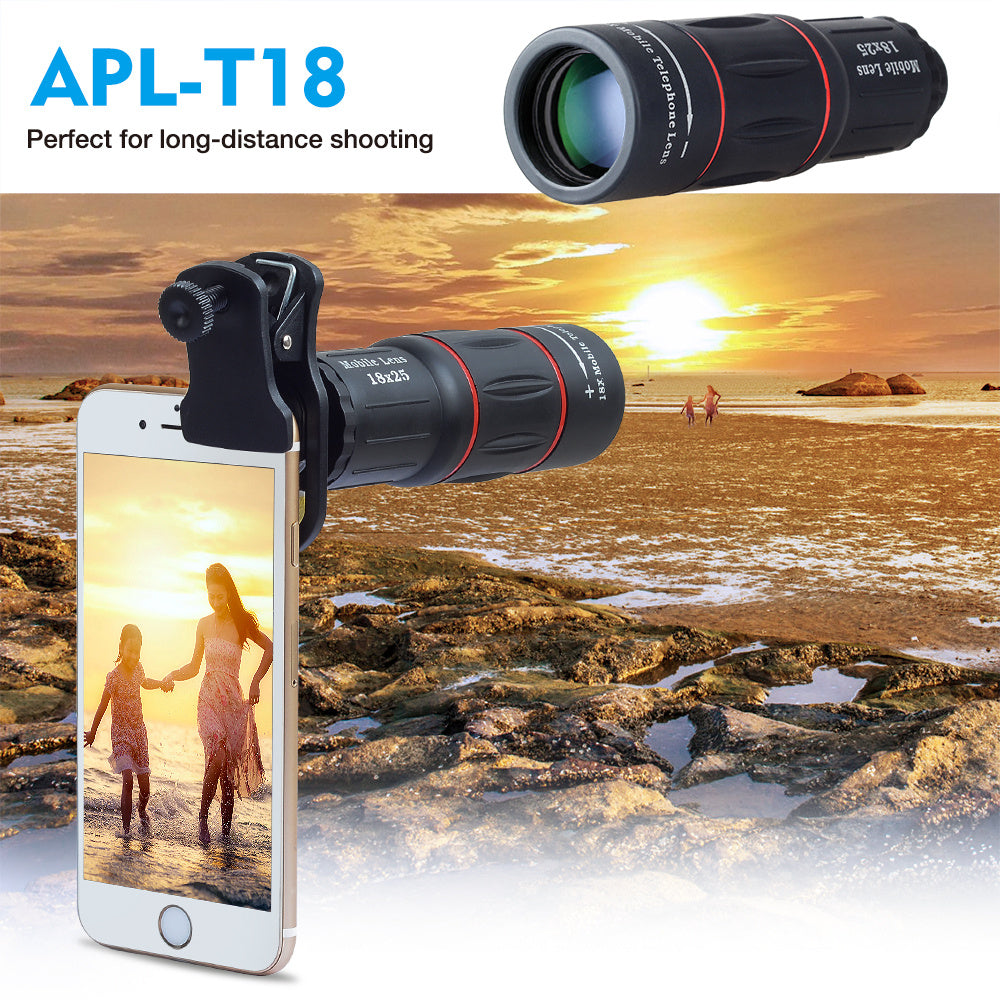 External 18 times mobile phone telephoto lens high-definition - Arovion