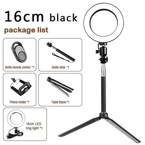 Compatible with Apple Tripod Live Bracket Set Ring Light - Arovion