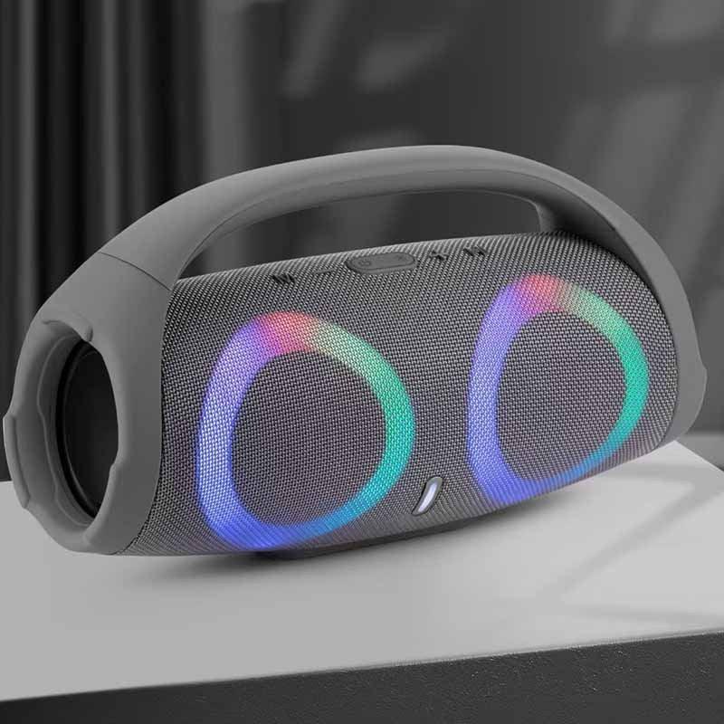 War Drum Bluetooth Speaker With RGB Colored Lights - Arovion