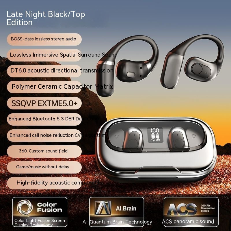 Ear-mounted Sports Bluetooth Headset Long Battery Life - Arovion