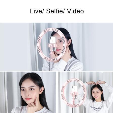 Selfie Ring Light LED Portable For Youtube Vlog Live Photo - Arovion