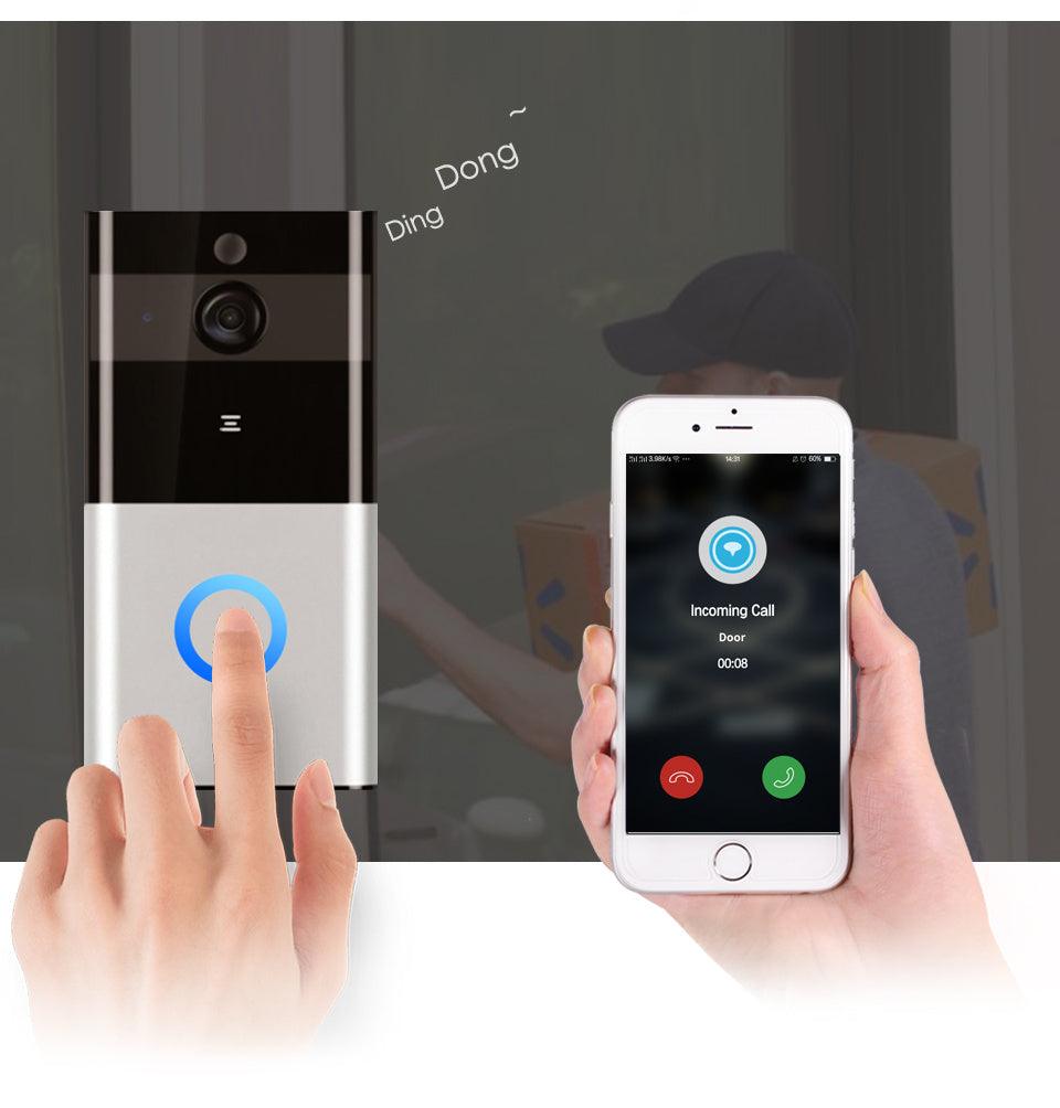 Marlboze 720P WIFI Visual Doorbell - Arovion