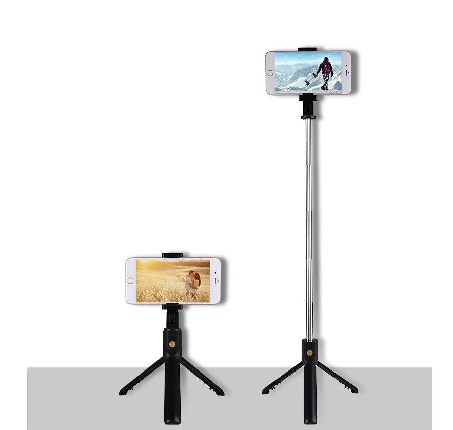 Compatible with Apple, Bluetooth stainless steel tripod - Arovion