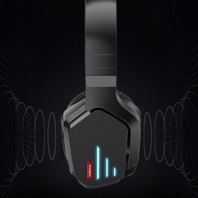 Head-mounted Noise Reduction Stereo Game Bass Wireless Headphones - Arovion