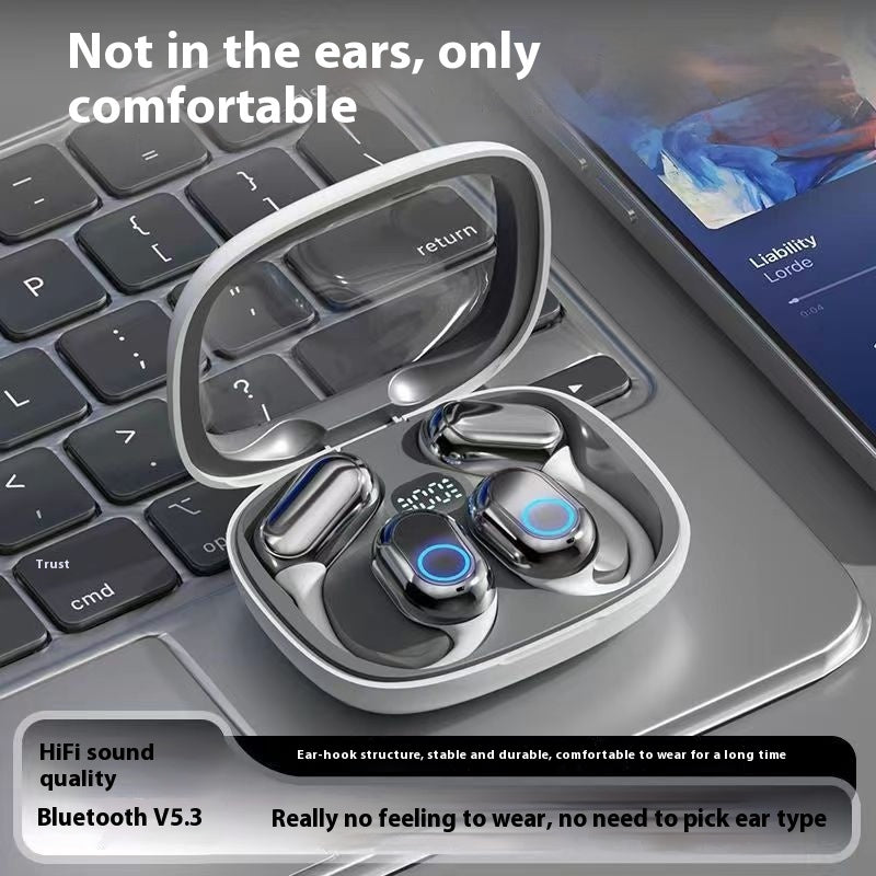 Ear-mounted Binaural Sports Bluetooth Headset - Arovion