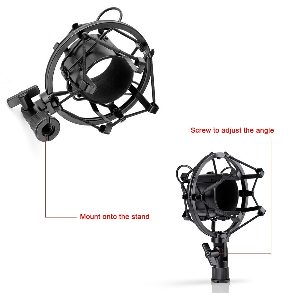 NW 800 CONDENSER MICROPHONE SHOCK MOUNT POWER CAB - Arovion