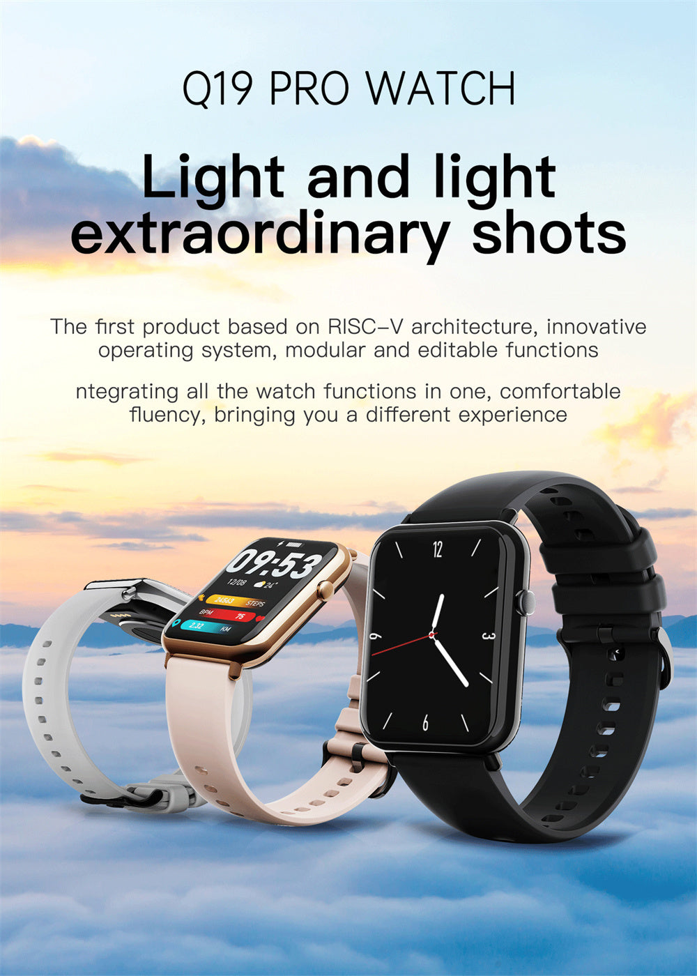 Smart waterproof watch - Arovion