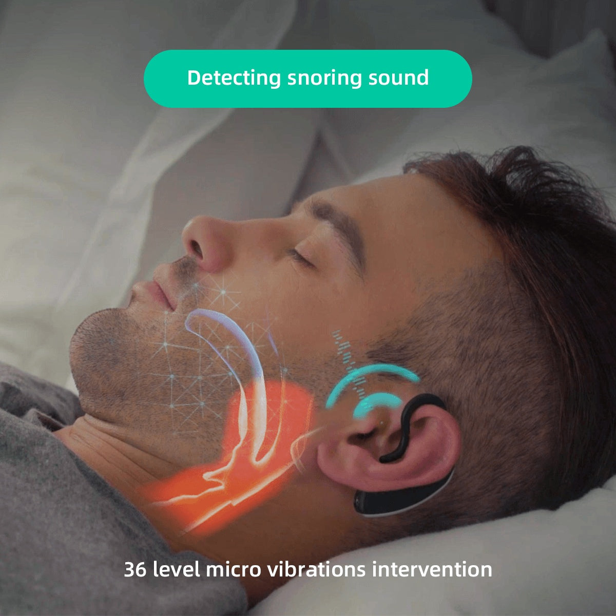 Smart Earset Anti Snoring Device - Arovion