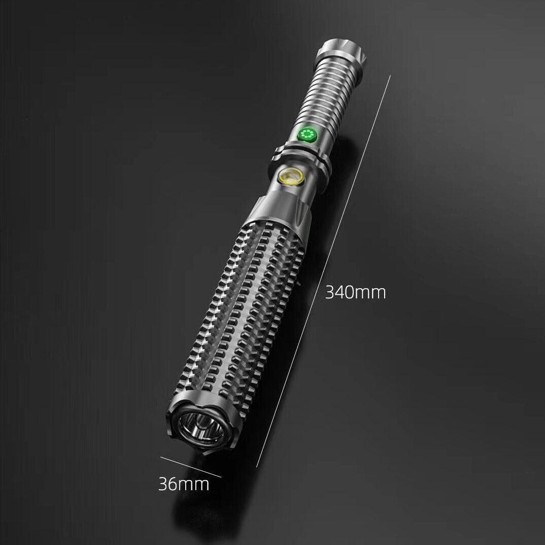 Defensive LED Torch Light Tactical Flashlight Rechargeable Lamp - Arovion