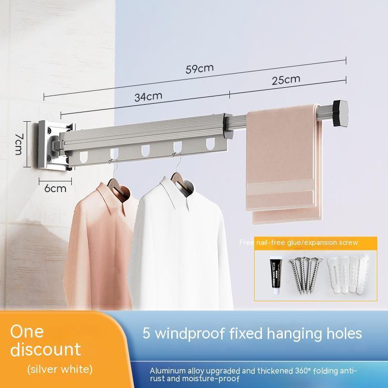 Suction Cup Folding Clothes Hanger - Arovion