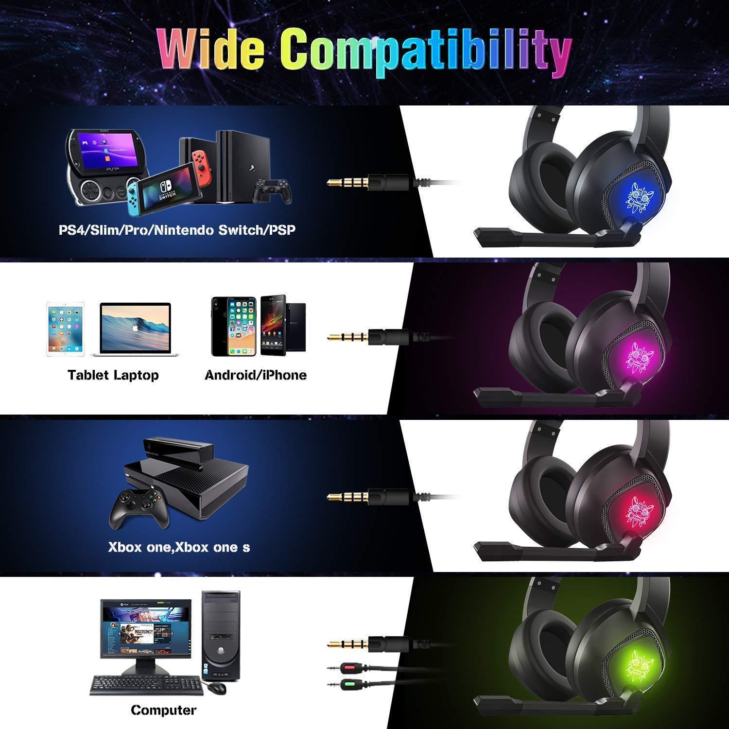 ONIKUMA K19 Headset RGB Headphone - Arovion