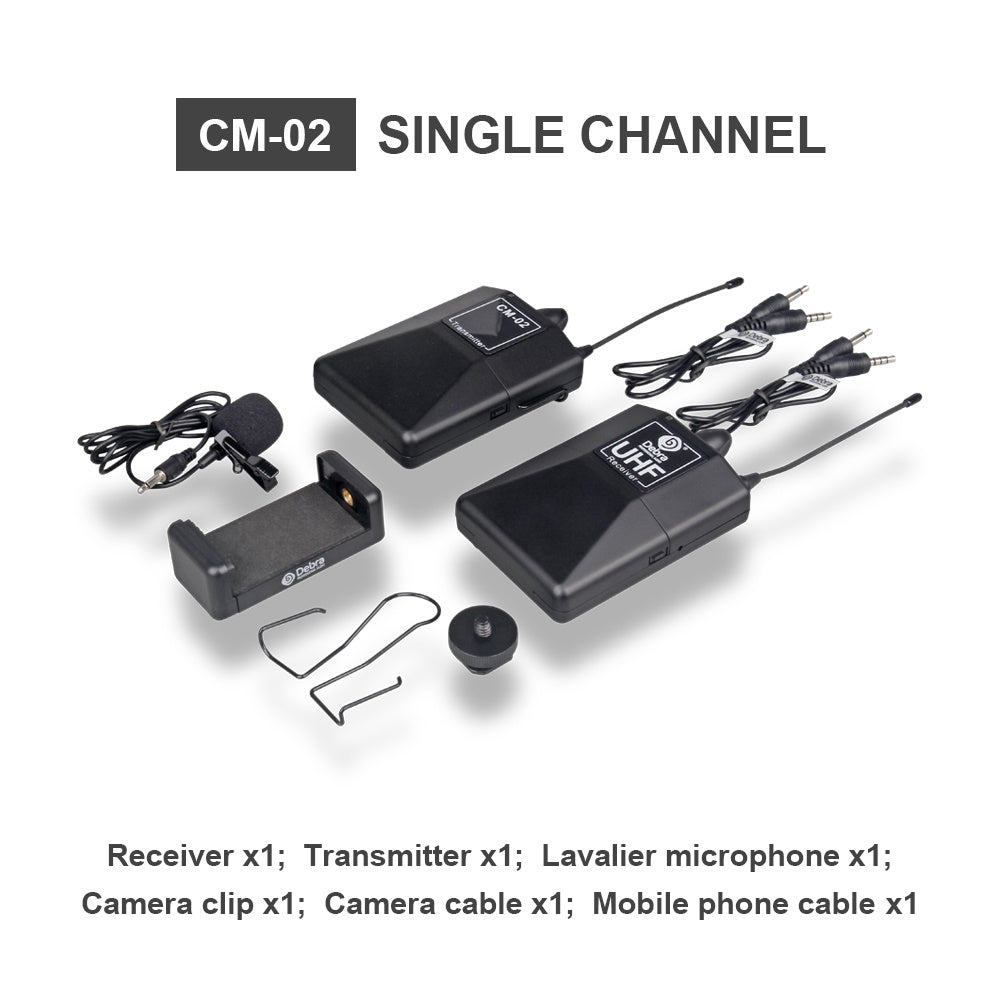 Wireless Microphone With Monitor Lavalier Camera Radio SLR Interview Recording - Arovion