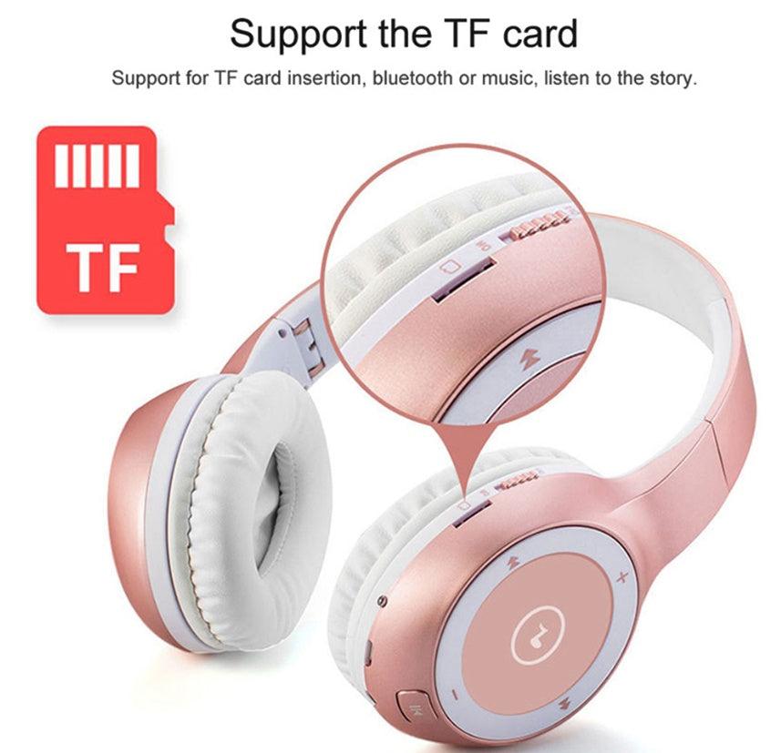 T8 Stereo Bluetooth HIFI Sports MP3 Card Wireless Headphones - Arovion