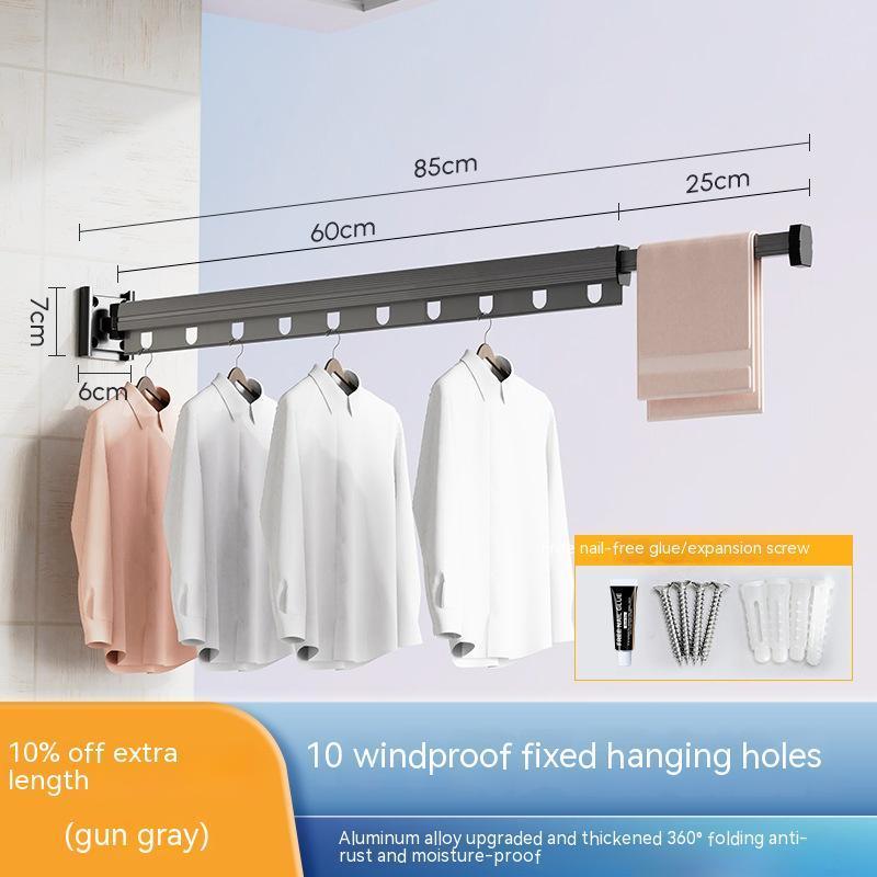 Suction Cup Folding Clothes Hanger - Arovion