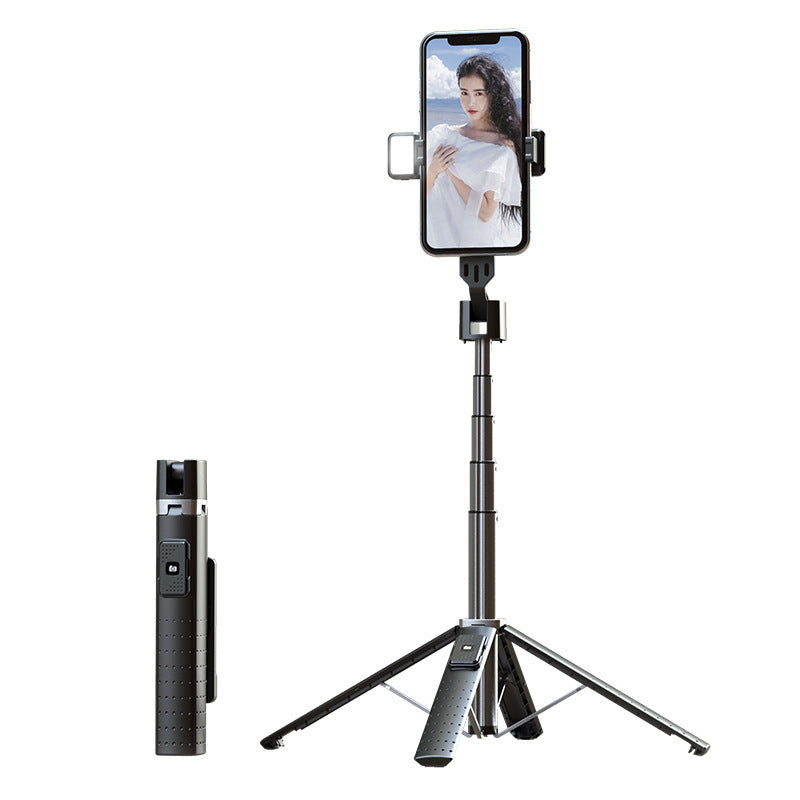 Quadrupod Double Fill Light Mobile Phone Bluetooth-compatible Selfie Stick - Arovion