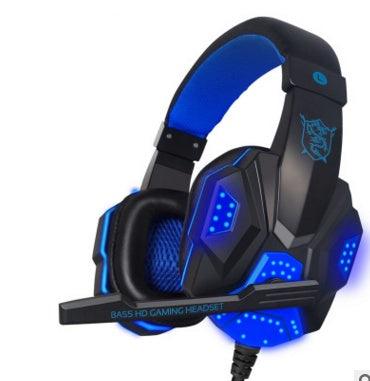 Pu mind pc780 black blue head game Gaming Headset - Arovion