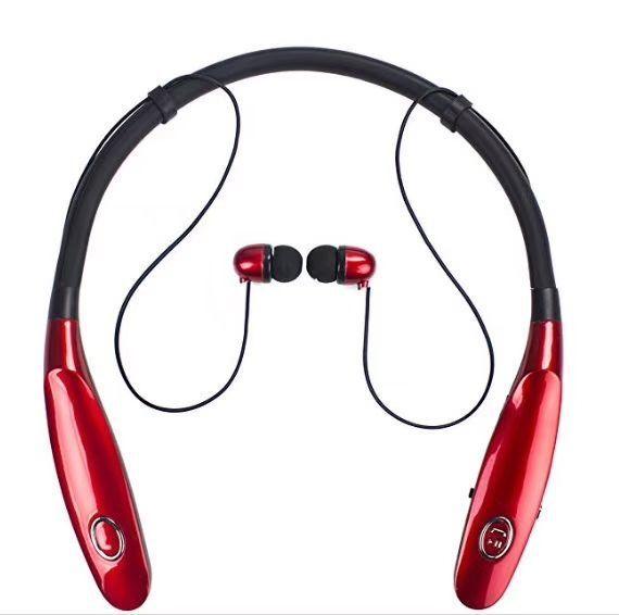 Neck Style Wireless Sports Stereo Bluetooth Headphones - Arovion