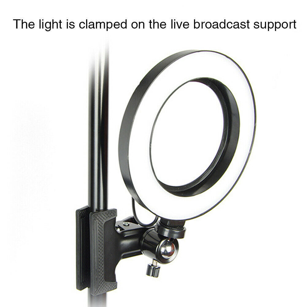 Live Ring Light Fixing Clip 6-10 Inch Selfie Light Beauty Light Desktop - Arovion