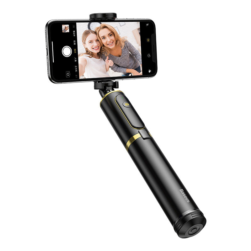 Compatible with Apple, Integrated Bluetooth remote control selfie stick with tripod - Arovion