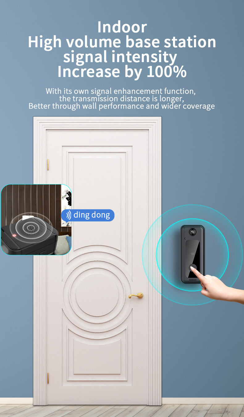 Wireless Smart Doorbell Home Low Power Wireless Wifi - Arovion