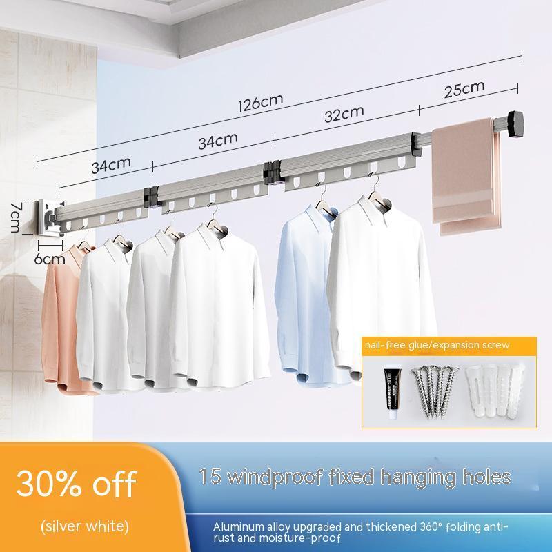 Suction Cup Folding Clothes Hanger - Arovion