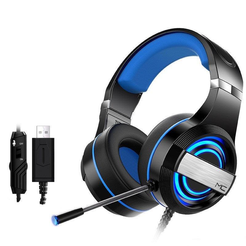 Head-mounted wired Bluetooth gaming headset - Arovion