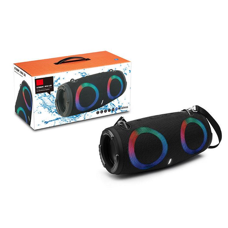 War Drum Bluetooth Speaker With RGB Colored Lights - Arovion