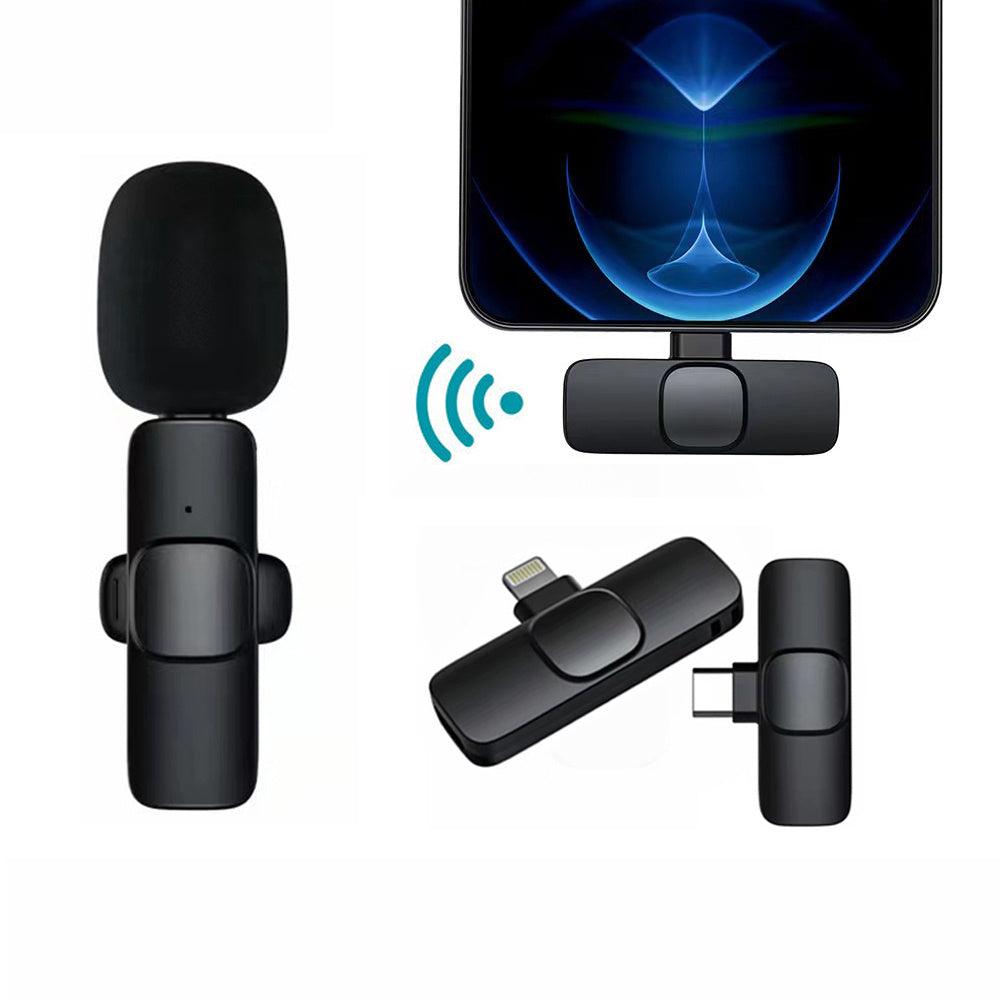 Wireless Lavalier Microphone Portable Audio Video Recording - Arovion