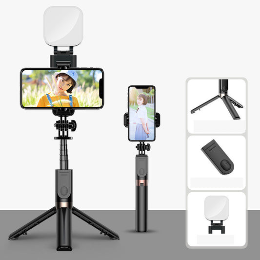 Aluminum Alloy Wireless Bluetooth Camera Photography Folding Selfie Stick - Arovion