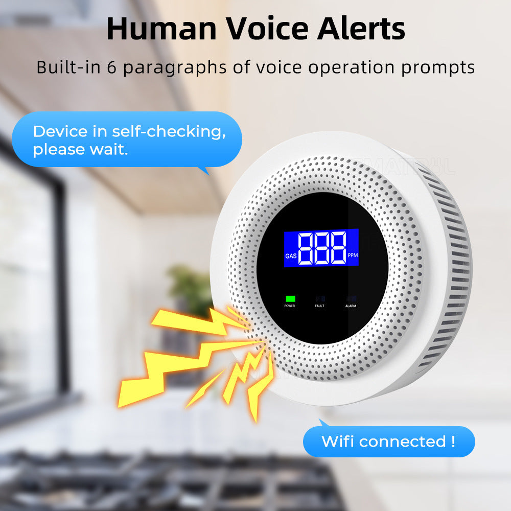 Smart Home WIFI Gas Detector - Arovion