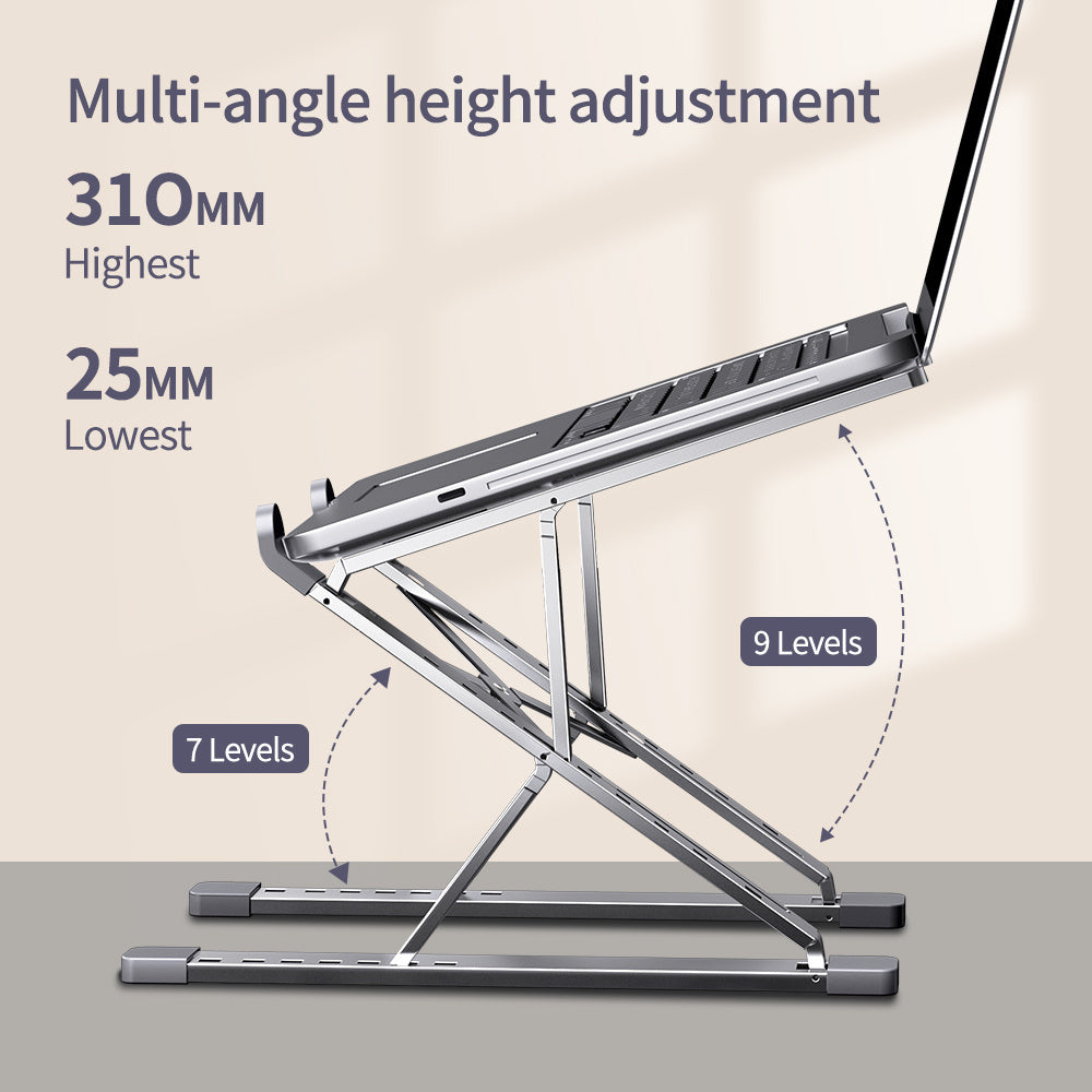 Double Aluminum Alloy Notebook Bracket - Arovion