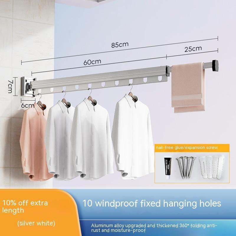 Suction Cup Folding Clothes Hanger - Arovion