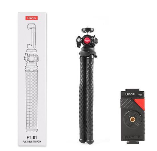 Black Octopus Mobile Phone Clip Gimbal Tripod Set - Arovion