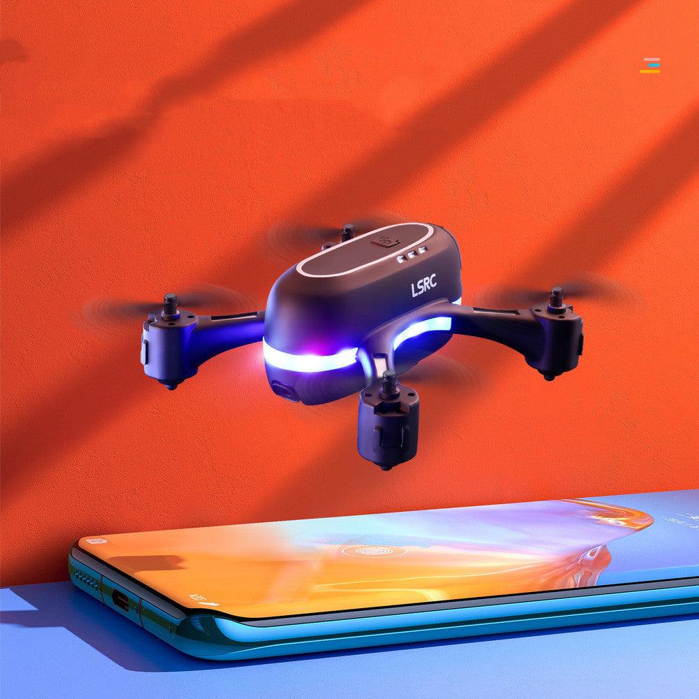 Mini Aerial Photography Gradient LED Remote Control Plane - Arovion