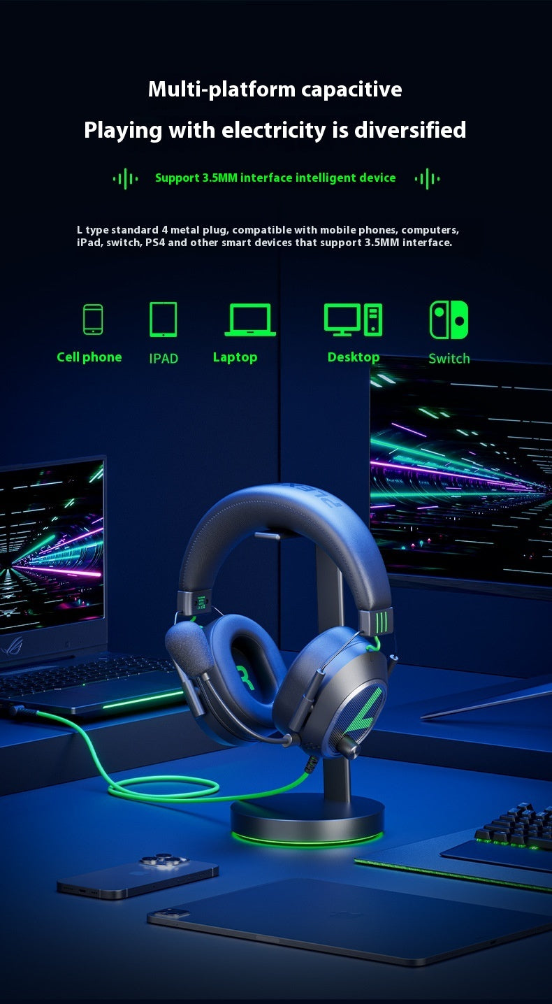 G810 Auditory Discrimination Wire Control Gaming Headset - Arovion