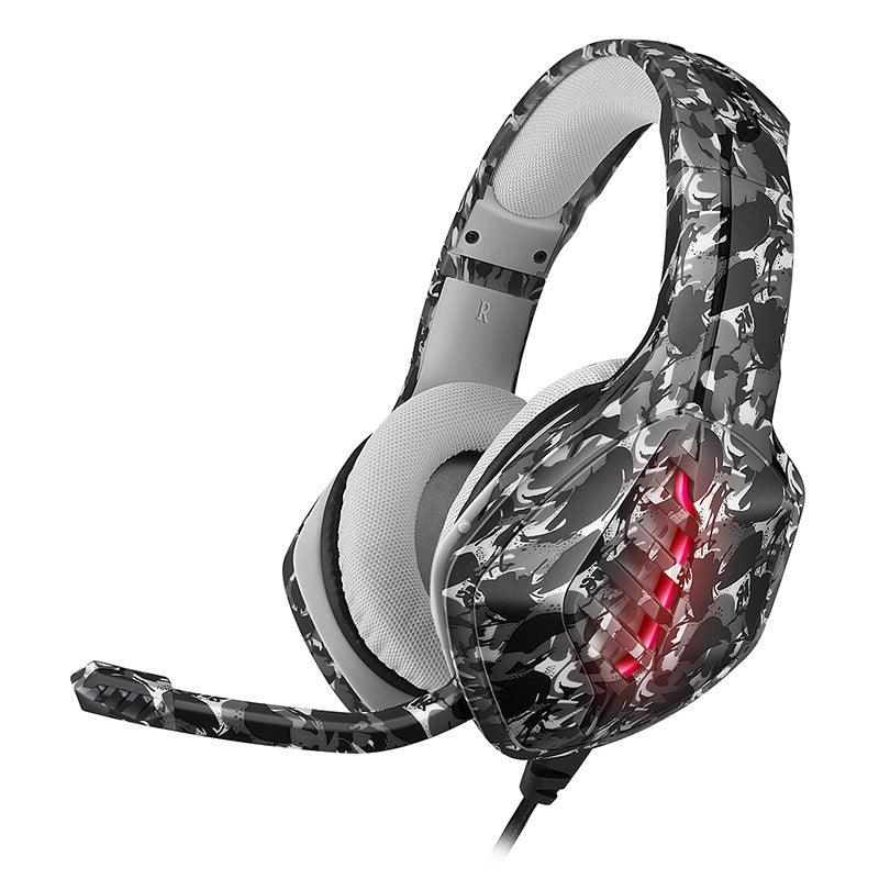 Camouflage Headset Wired With Microphone - Arovion