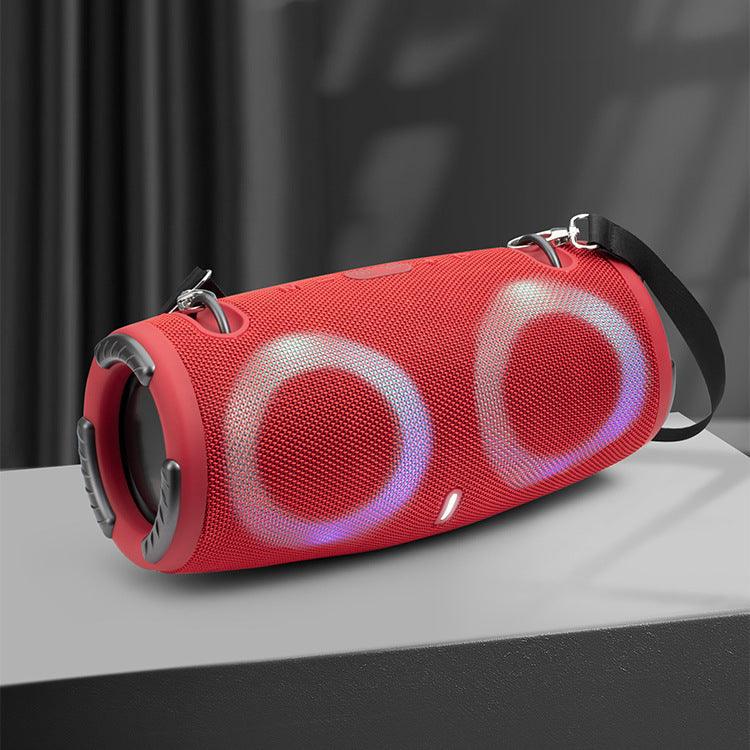 War Drum Bluetooth Speaker With RGB Colored Lights - Arovion