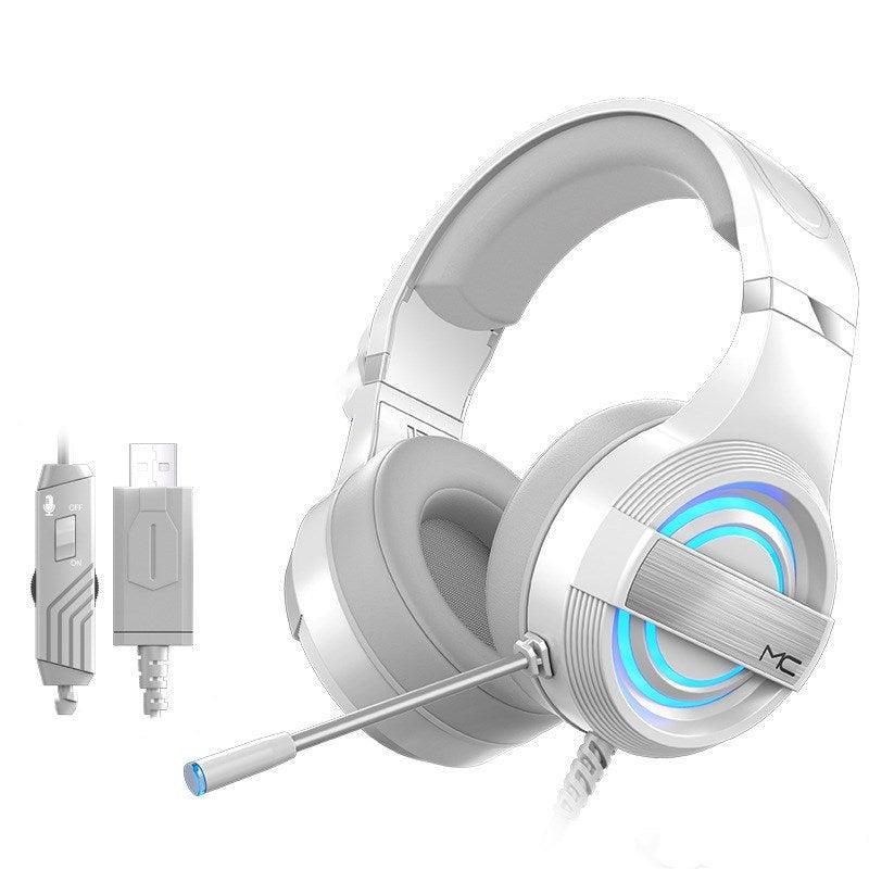 Head-mounted wired Bluetooth gaming headset - Arovion