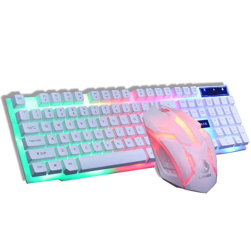 GTX300 Gaming CF Keyboard Mouse Glowing Set - Arovion