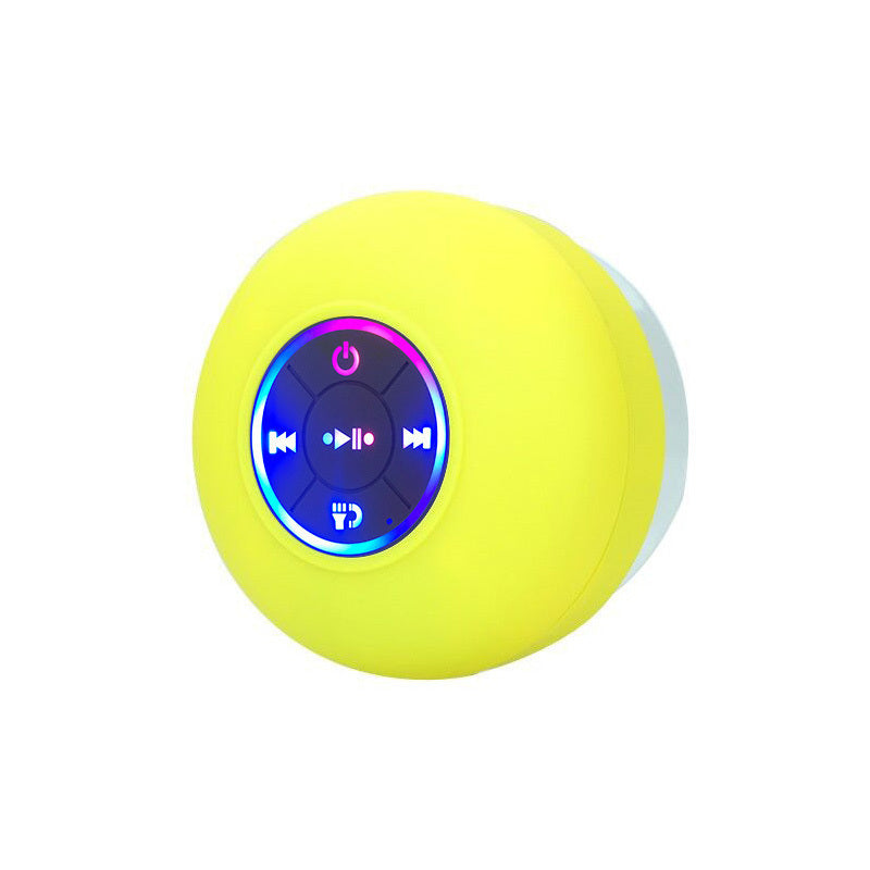 Big Suction Cup Waterproof Bluetooth Speaker LED - Arovion