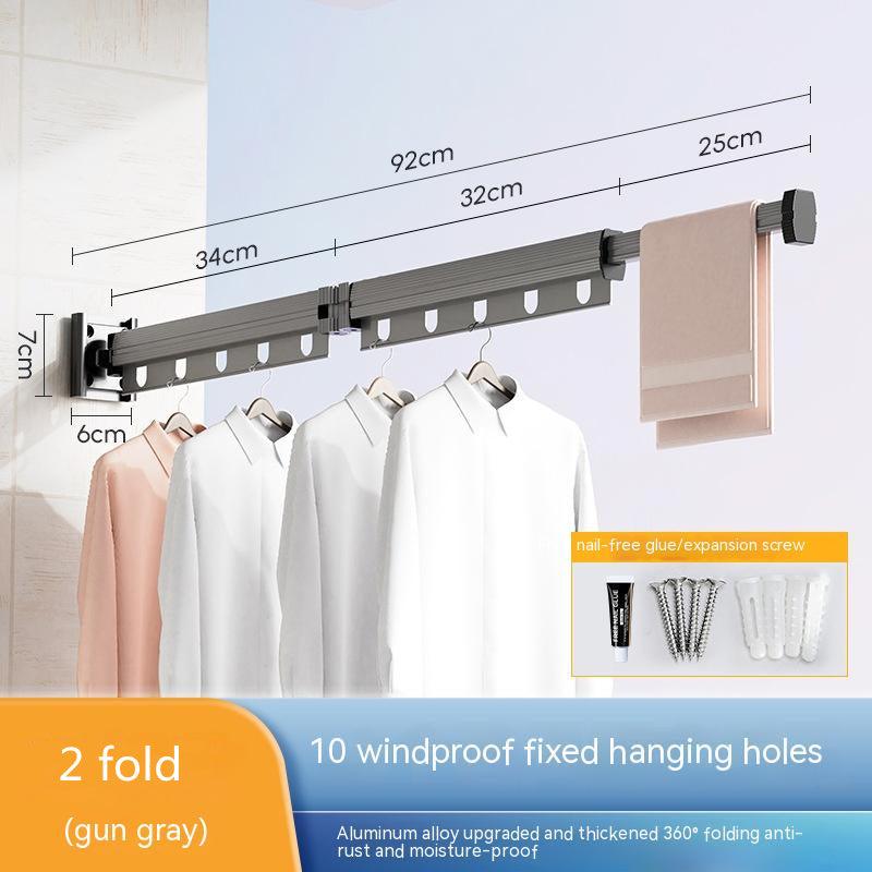 Suction Cup Folding Clothes Hanger - Arovion