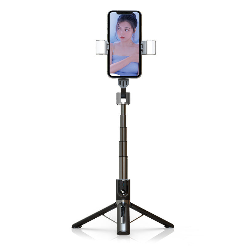 Bluetooth Selfie Stick Double Fill Light Desktop Live Broadcast - Arovion