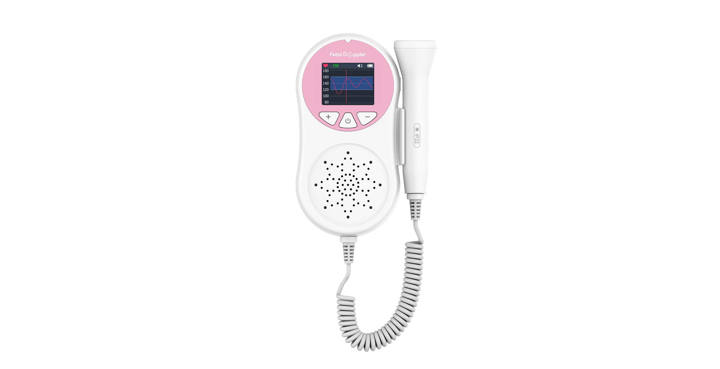 Pocket Fetal Doppler Pregnancy Baby Heart Rate Monitor - Arovion