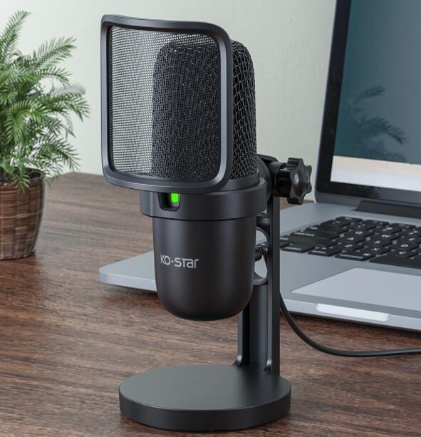 Computer Game Voice Live Broadcast Desktop USB Wired Microphone - Arovion