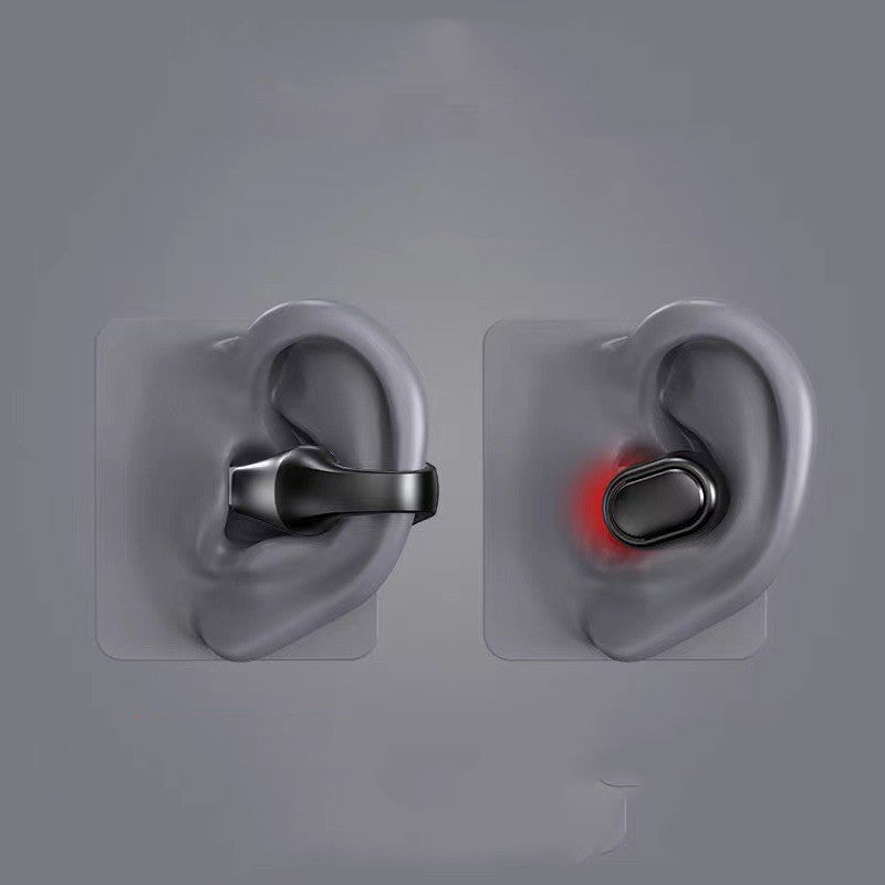 Ear Clip Bone Conduction Headphone Bluetooth-compatible 5.2 HIFI - Arovion