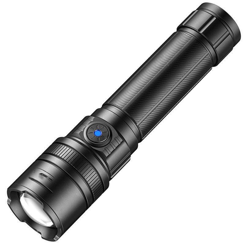 Telescopic Focusing Aluminum Alloy Rechargeable Flashlight - Arovion