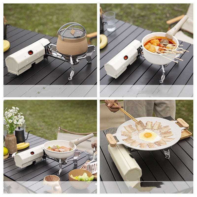 Camping Gas Stove Portable Folding Cassette Stove - Arovion