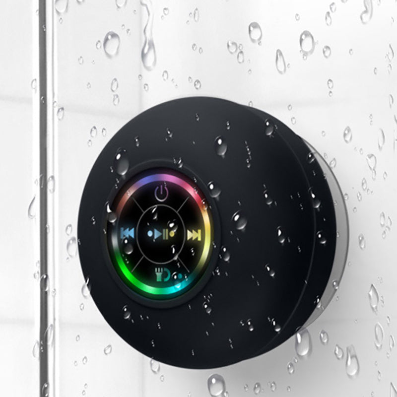 Big Suction Cup Waterproof Bluetooth Speaker LED - Arovion